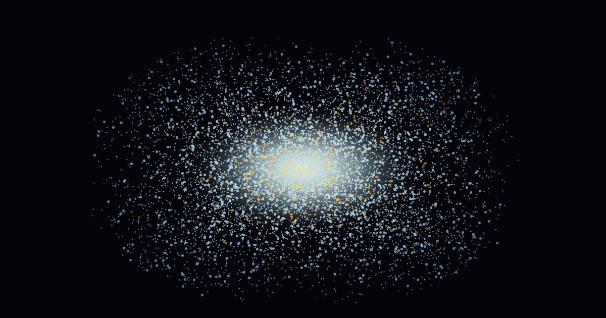 The Bloom — 300,000 particles updated entirely on the GPU via a WebGPU compute pass